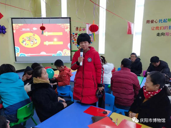 2019年庆阳市博物馆举办新年伊始元旦亲子活动