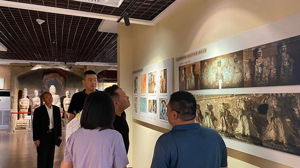 甘肃省文物局免费开放绩效考核组现场复核庆阳市博物馆2021年度免费开放工作