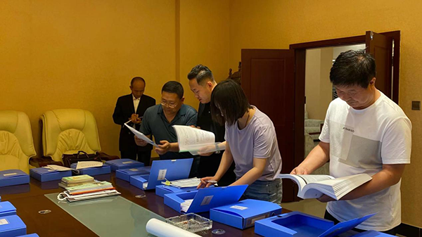 甘肃省文物局免费开放绩效考核组现场复核庆阳市博物馆2021年度免费开放工作