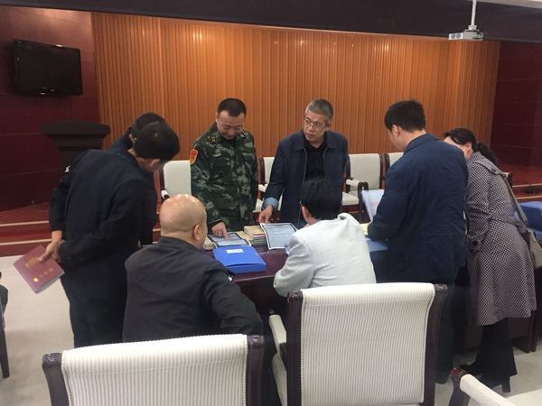 全省博物馆和文物建筑消防安全联合检查组 检查庆阳市博物馆