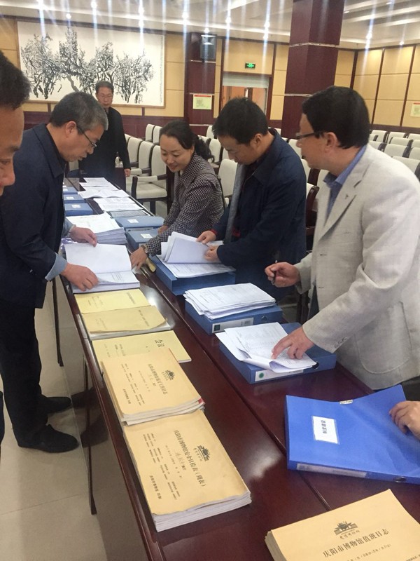 全省博物馆和文物建筑消防安全联合检查组 检查庆阳市博物馆