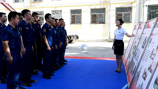 庆阳市博物馆与庆阳市西峰区消防救援大队 开展文化交流共建活动