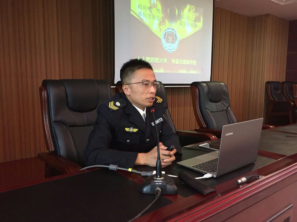 庆阳市博物馆开展2018年秋季消防演练