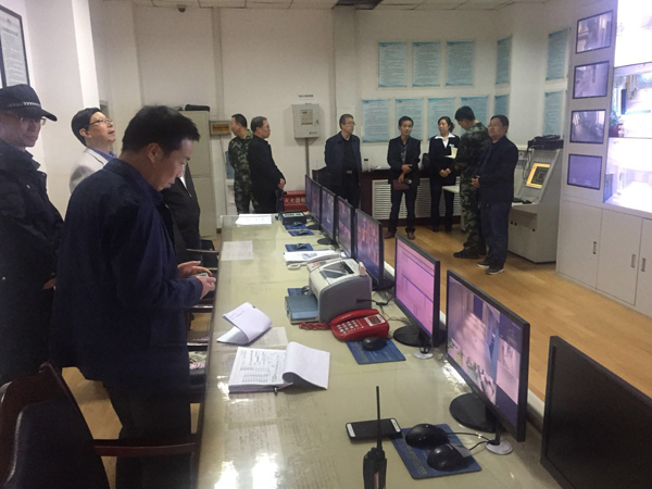 全省博物馆和文物建筑消防安全联合检查组 检查庆阳市博物馆