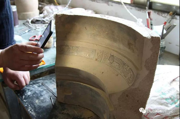 庆阳市博物馆赴周原博物院开展西周史墙盘 金文范铸实验培训活动