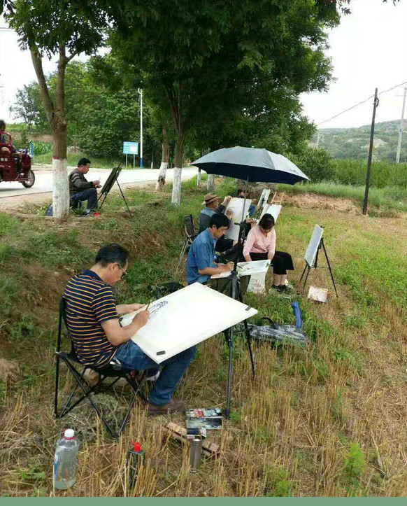 庆阳市博物馆与庆阳市画院赴宁县开展“三区人才”文化培训系列活动