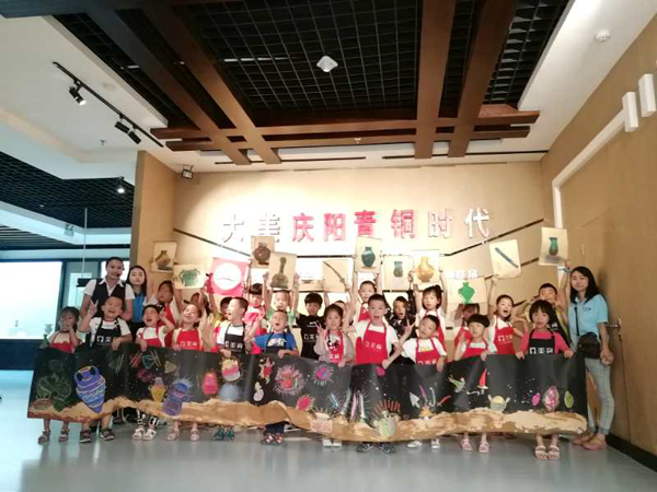 “博物馆里画文物” 庆阳市博物馆暑期举办写生活动