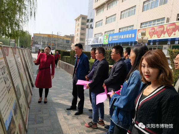 庆阳市博物馆开展“五一劳动节”流动展览走进企业