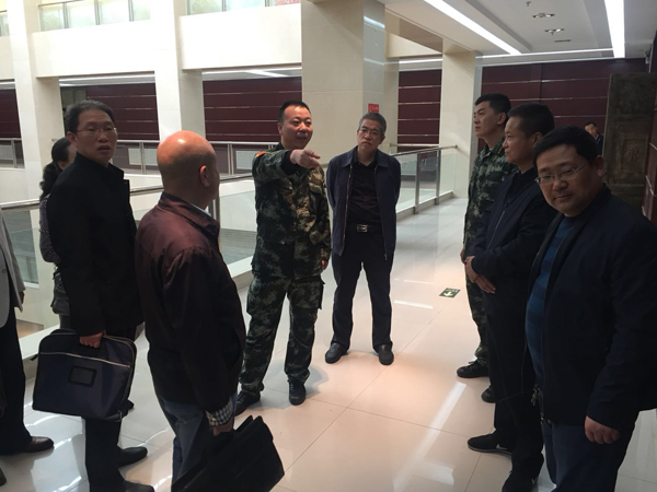 全省博物馆和文物建筑消防安全联合检查组 检查庆阳市博物馆