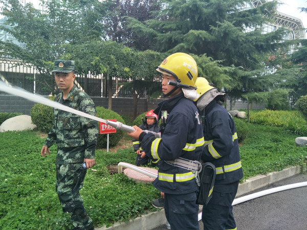 庆阳市博物馆、庆阳市公安消防支队联合开展消防应急演练