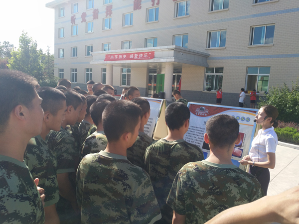 庆阳市博物馆流动展览走进军营