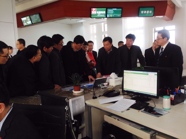 庆阳市各县区政府政务服务中心主任观摩学习市文广局政务大厅窗口