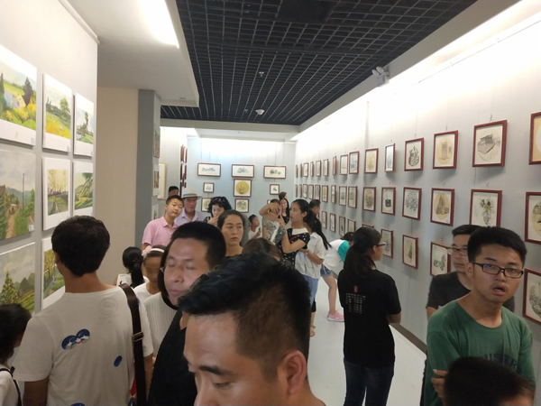 “独一无二的叶子  让文物活起来”庆阳市博物馆暑期青少年画展开幕
