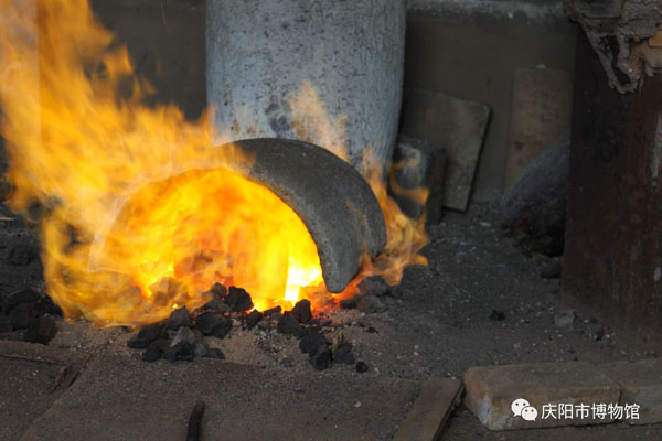 庆阳市博物馆赴周原博物院开展西周史墙盘 金文范铸实验培训活动