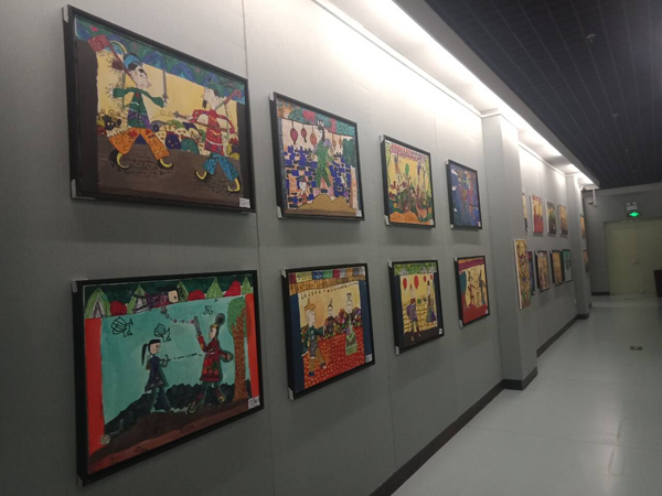 “独一无二的叶子  让文物活起来”庆阳市博物馆暑期青少年画展开幕
