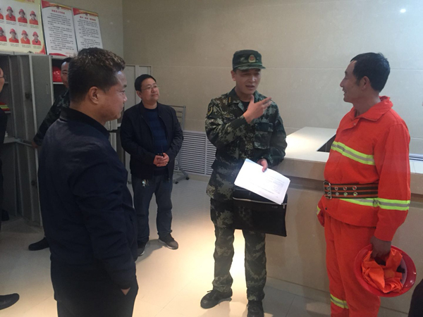 全省博物馆和文物建筑消防安全联合检查组 检查庆阳市博物馆