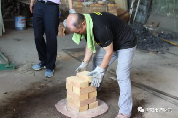 庆阳市博物馆赴周原博物院开展西周史墙盘 金文范铸实验培训活动