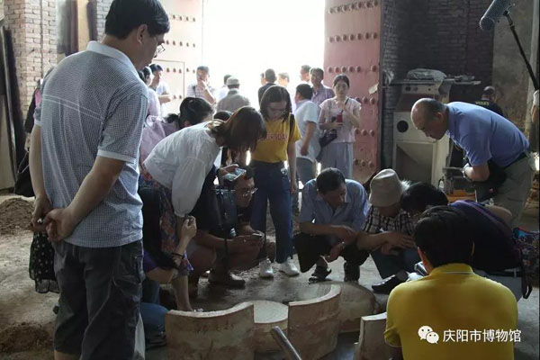 庆阳市博物馆赴周原博物院开展西周史墙盘 金文范铸实验培训活动