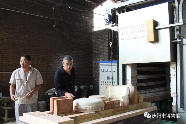 庆阳市博物馆赴周原博物院开展西周史墙盘 金文范铸实验培训活动