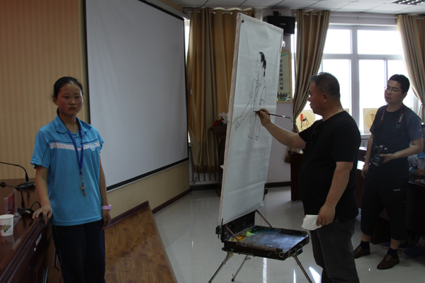 庆阳市博物馆与庆阳市画院赴宁县开展“三区人才”文化培训系列活动