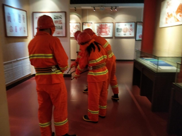 庆阳市博物馆开展2019年夏季消防安全 培训及消防应急演练