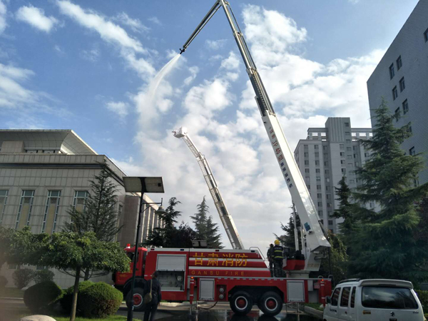 庆阳市博物馆、庆阳市公安消防支队联合开展消防应急演练