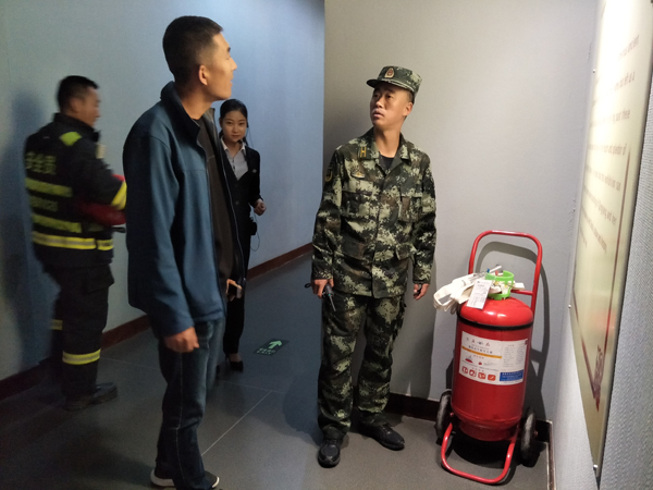 庆阳市博物馆、庆阳市公安消防支队联合开展消防应急演练